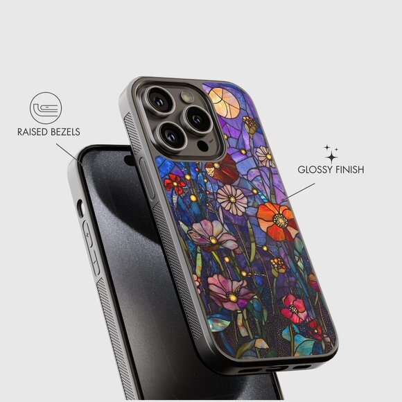 Floral Phone Cover – iPhone 16, 15 Pro, 14, Galaxy S25, S24, S24 Ultra, Pixel 9 - Picture 2 of 9